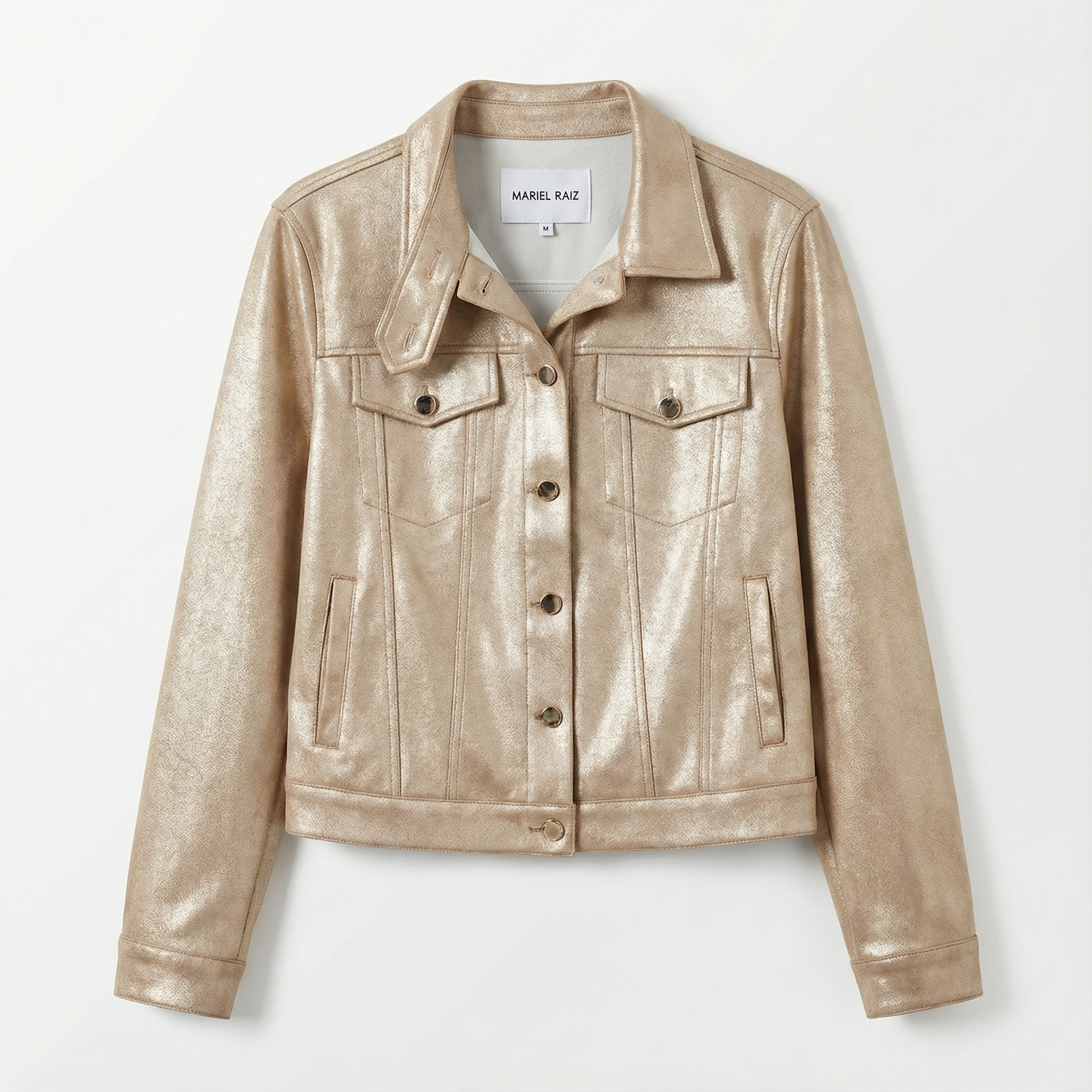 VICTORIA™ | Vintage-Inspired Suede Button-Front Jacket